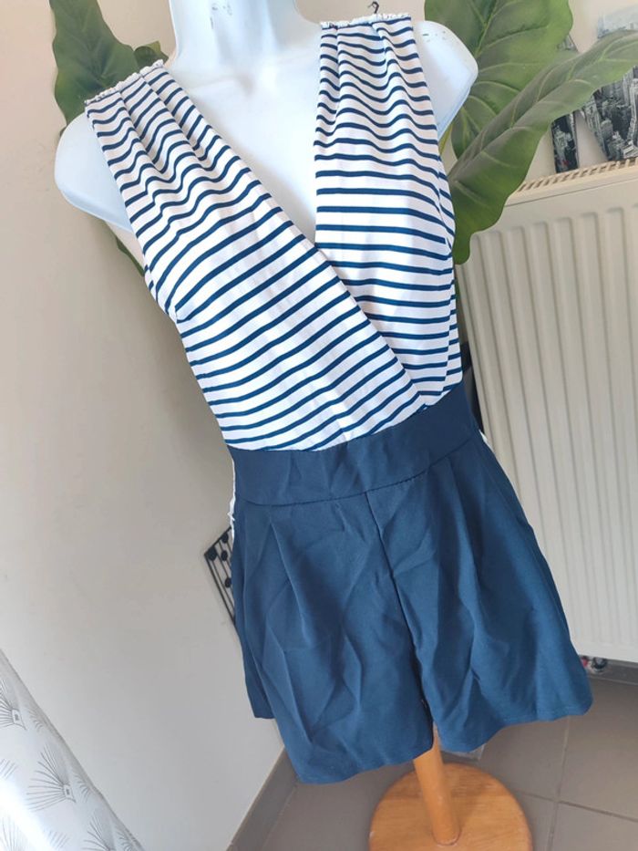 Combi short dos nu