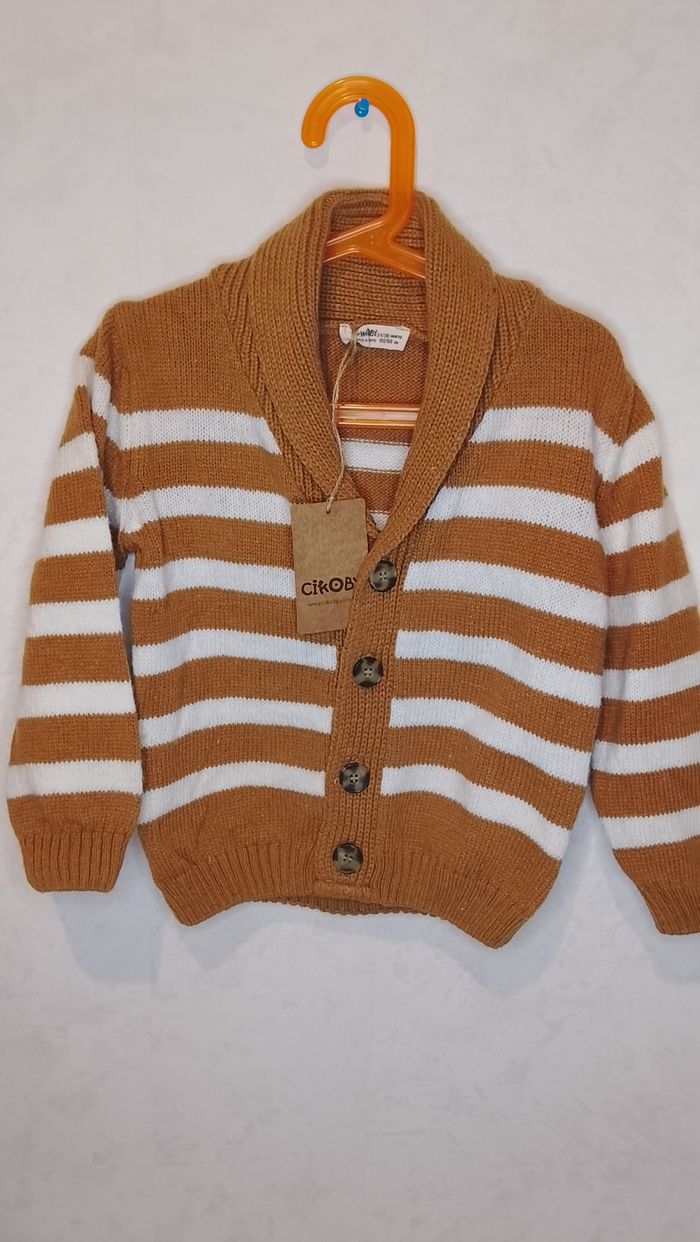 Gilet en maille pour enfant 18 mois + - photo numéro 2