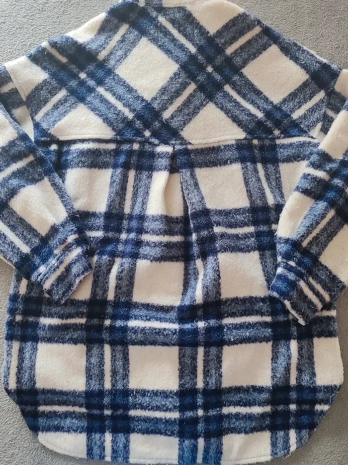 Surchemise “Checked Wool Blend” Stradivarius – Taille S - photo numéro 3