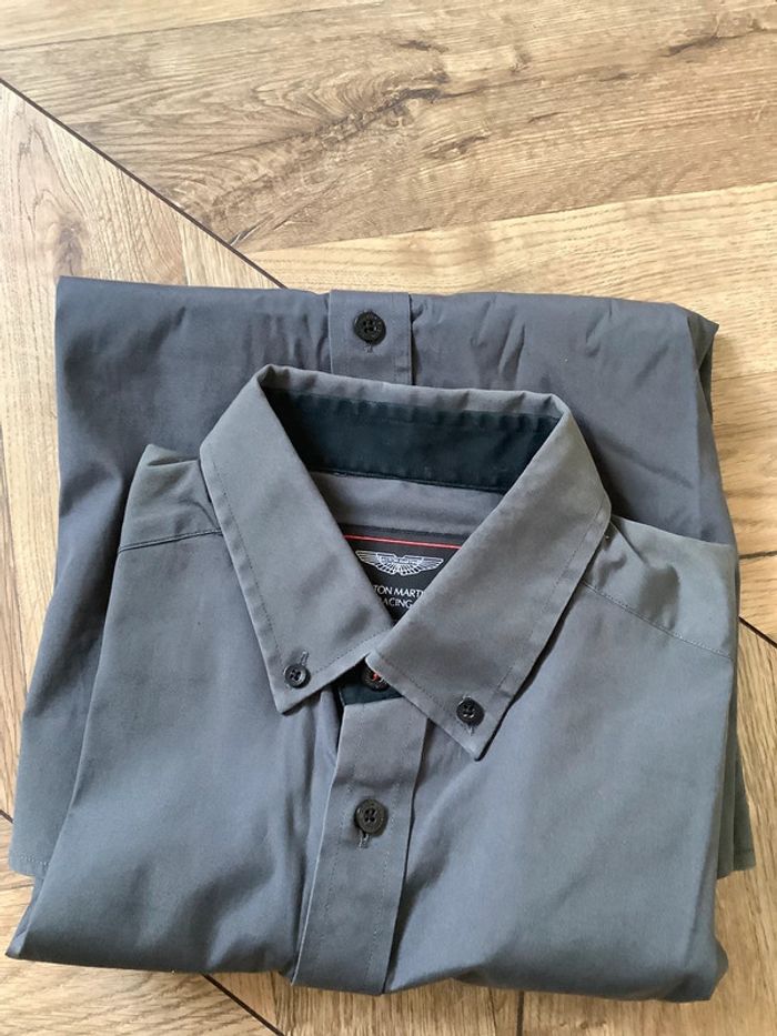 Chemise grise Hackett aston martin racing taille S - photo numéro 8