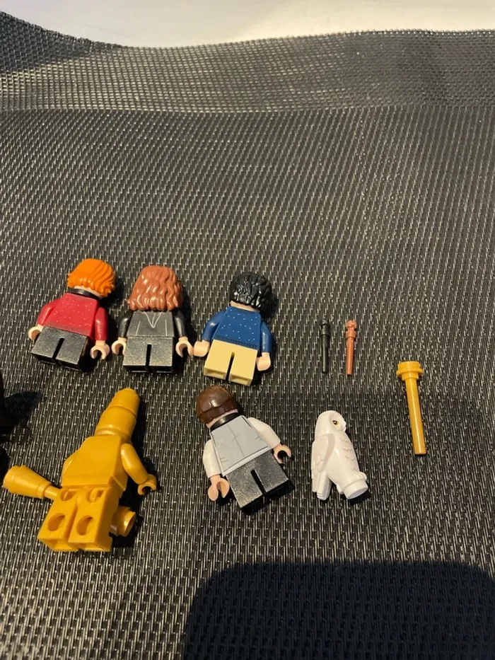 Lego Harry Potter lot minifigures Ron Edwige Hermione professeur Flitwick mini figurine officiel - photo numéro 7