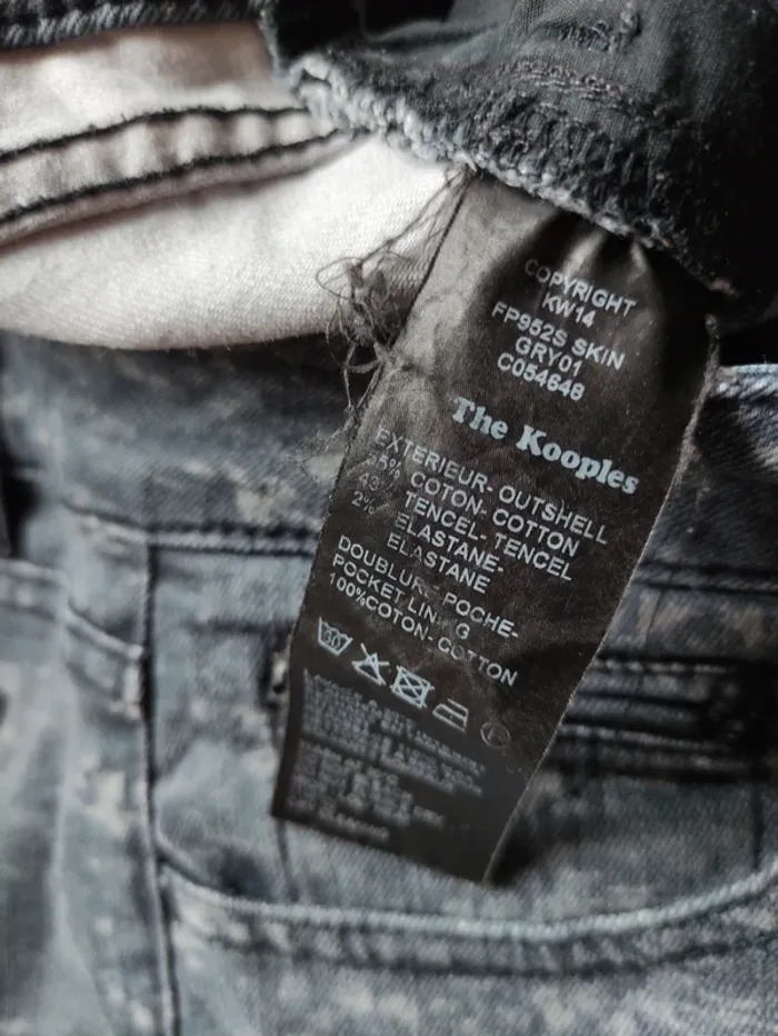 Jean the kooples tacheté - photo numéro 10