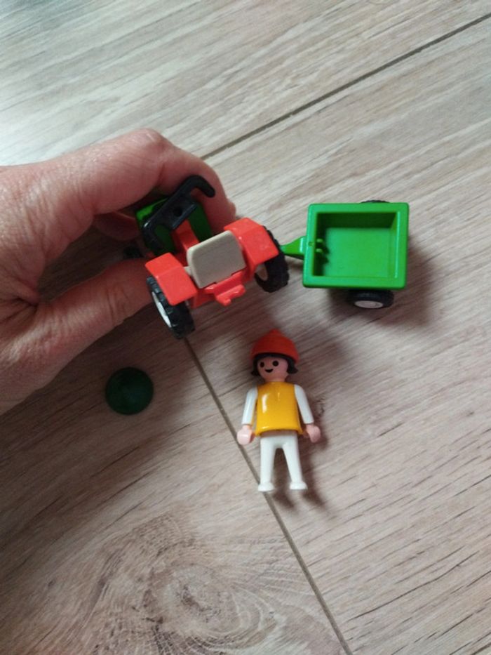 Playmobil 3594 petit tracteur et remorque - photo numéro 2