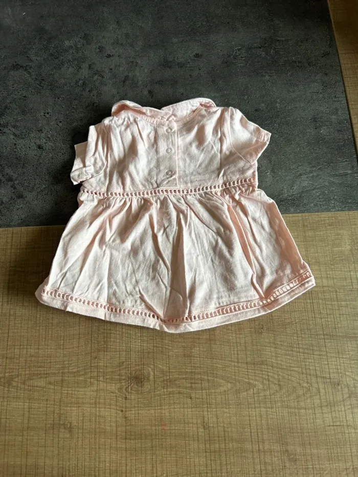 Tunique bébé fille, du pareil au même, 6 mois - photo numéro 3