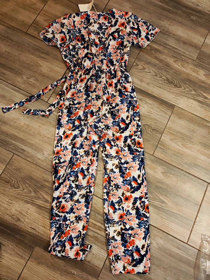 Combinaison fleurs bleu rose Lilie Rose Taille M/L - photo numéro 2