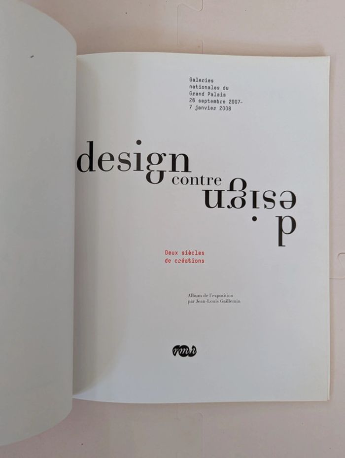 Livre Design contre design – RMN Grand Palais – Deux siècles de créations - photo numéro 3