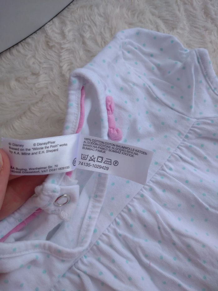 Robe courte ou tunique longue Fille 18/24 mois Minnie Mouse Disney Baby 100% coton - photo numéro 7