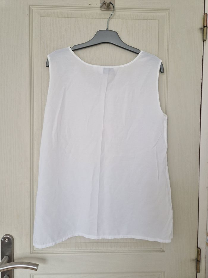 Débardeur fluide blanc femme burton taille M/38 - photo numéro 4