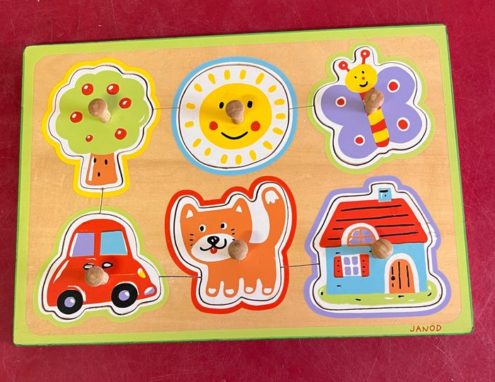 Puzzle d’encastrement en bois Janod