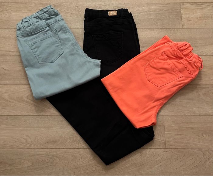 Lot de 3 jeans slim fille