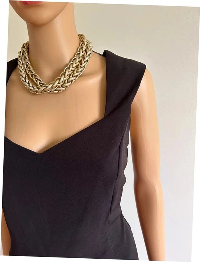 Robe noire sans manches Mango taille L jamais portée - photo numéro 6