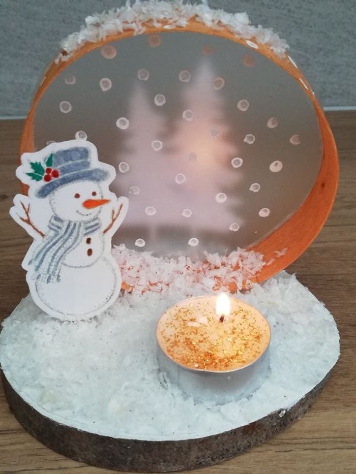 Bougie décorative de Noël