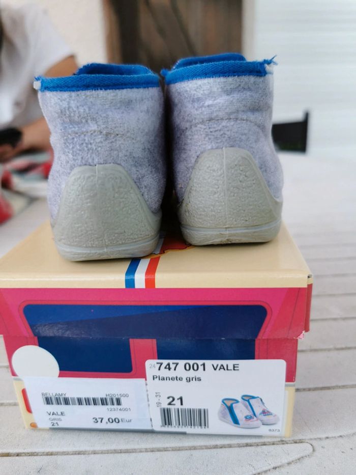 Chaussons Bellamy gris taille 21 - photo numéro 2