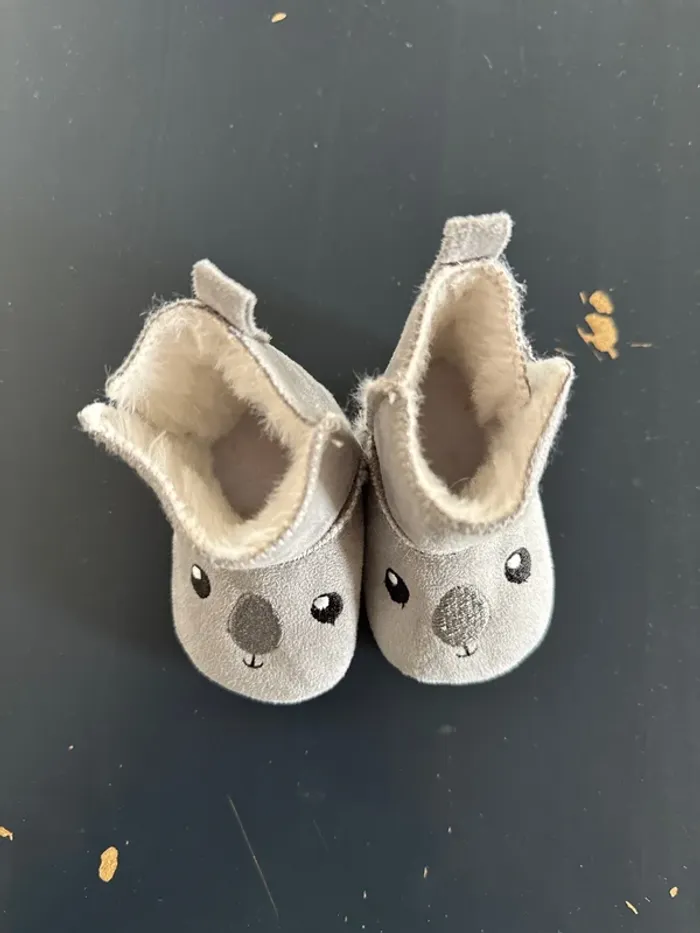 Chausson koala hiver bébé - photo numéro 2