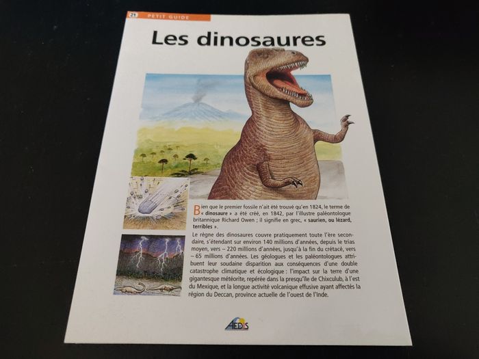 Livret Guide enfant - les dinosaures