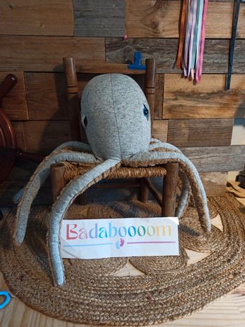 Peluche pieuvre 60 cm tbe