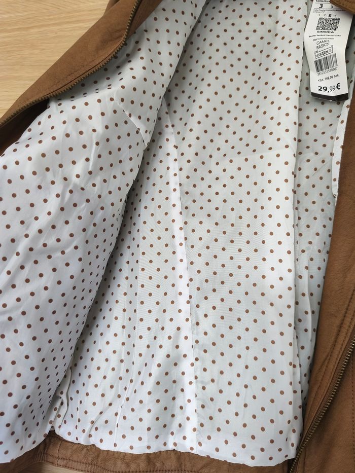 Veste similicuir marron - photo numéro 5