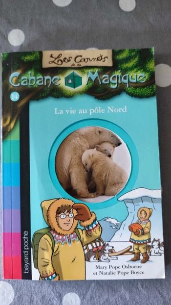 livre  la vie au pole Nord