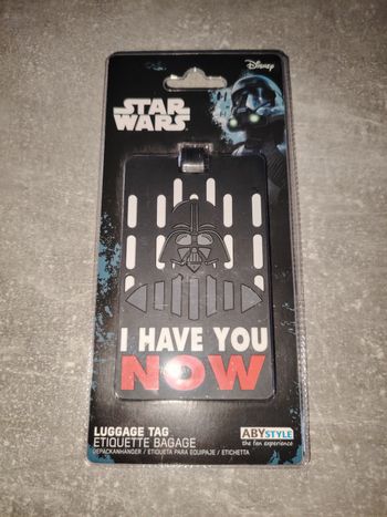 Etiquette bagage sac disney star wars