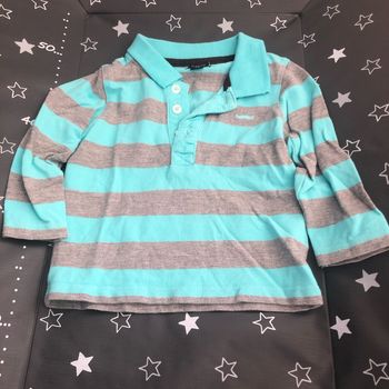 Polo manches longues Kiabi, 12 mois