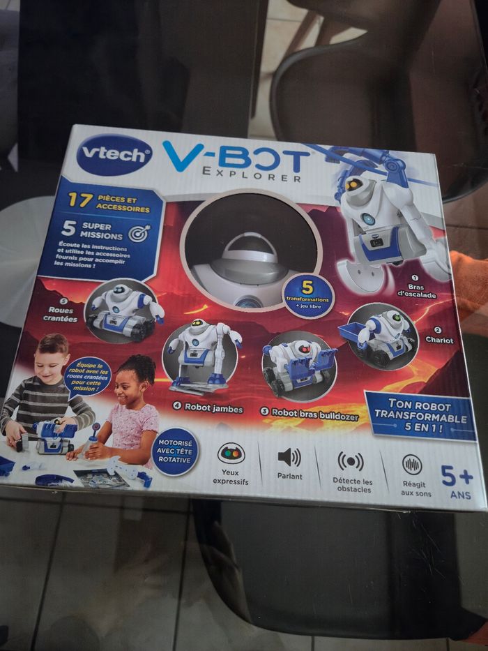 V-bot explorer Vtech robot transformable 5 en 1