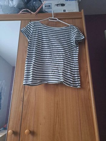 Tee-shirt à rayure tissaia 42/44