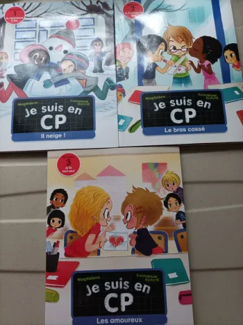 Lot de 3 livres enfant - Je suis en CP