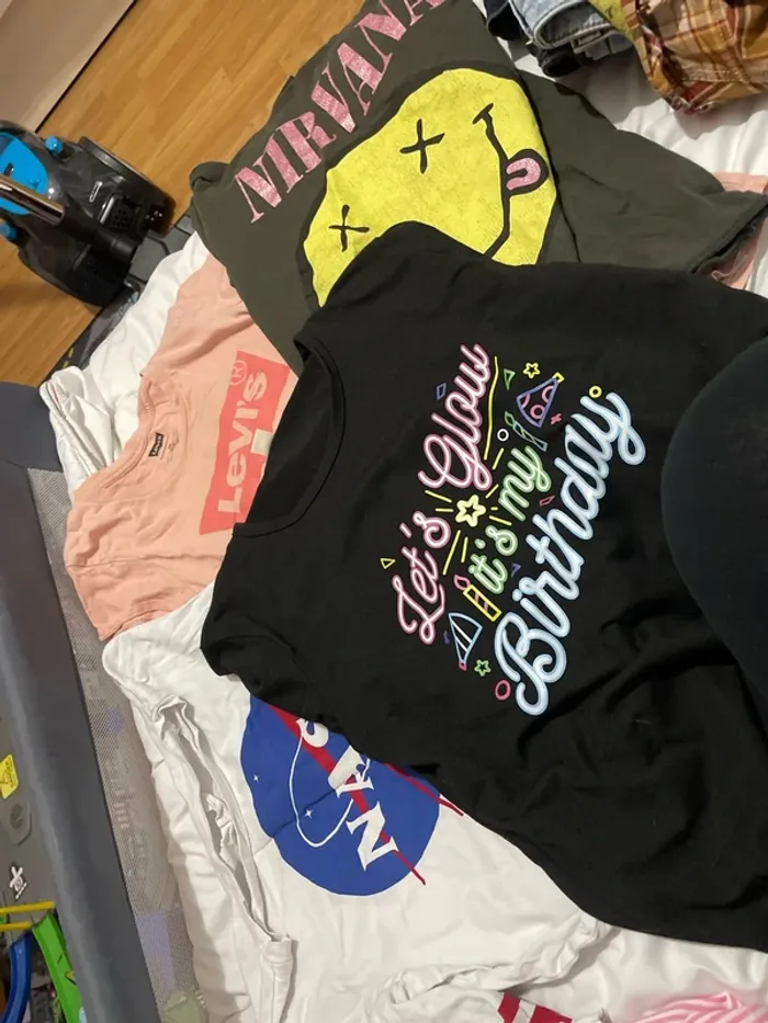 Lot TEE shirt fille