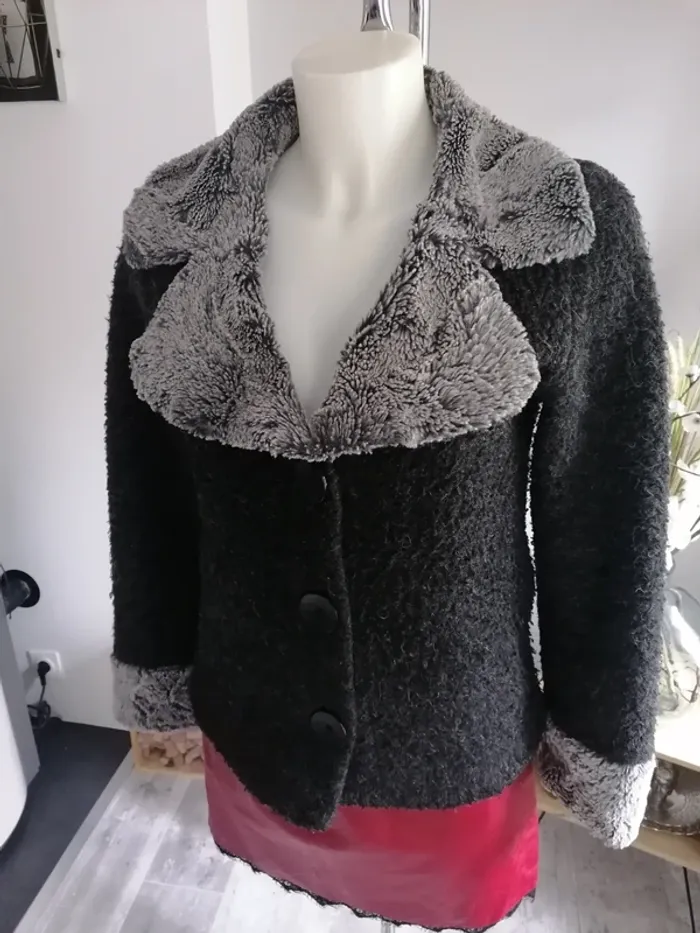 Veste fausse fourrure moda Firenze 42
