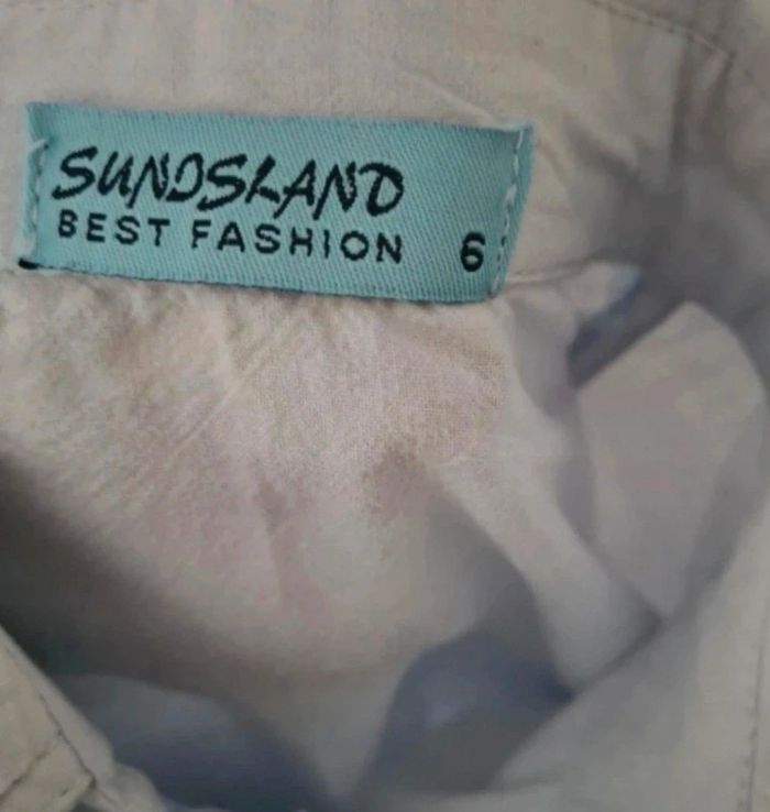 Jolie chemise bleue ciel 6 ans - photo numéro 3