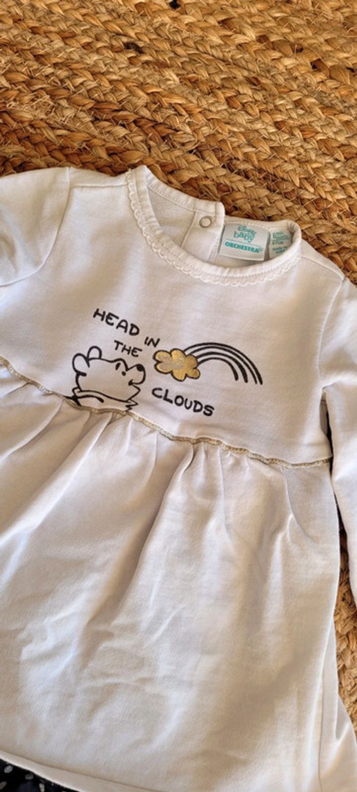 Jolie combinaison ensemble pantalon et pull attaché Winnie l'Ourson Disney Baby 6mois - photo numéro 8