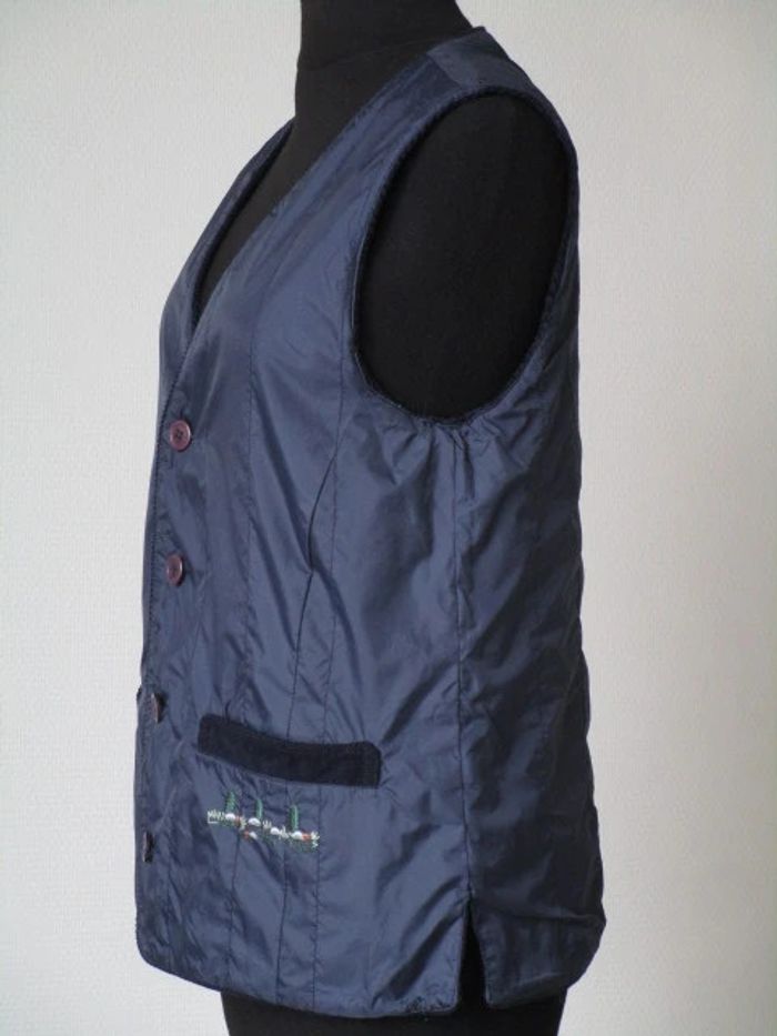 Gilet sm vintage marine 36/38 TBE - photo numéro 9