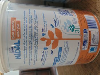 Lot de 2 boîtes lait en poudre NIDAL 6m-1 an