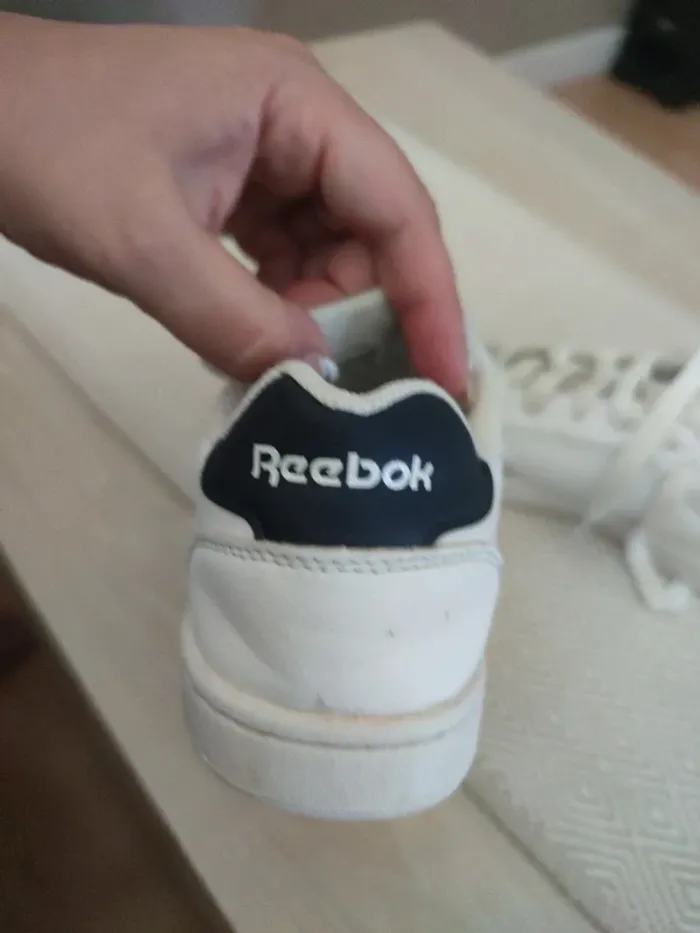 Basket reebok blanche et bleu marine 35 - photo numéro 4