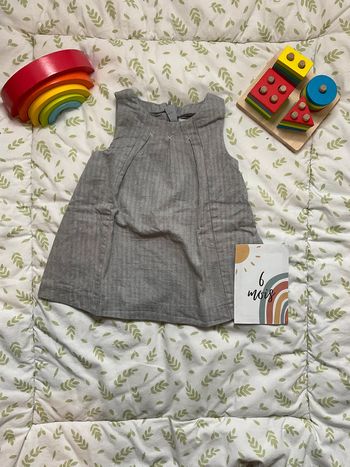 robe sans manches gris 6 mois obaibi