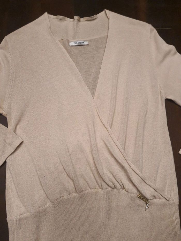 Pull Beige Fracomina taille S - photo numéro 16