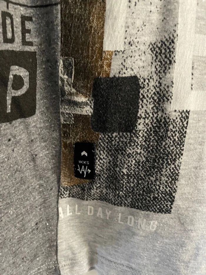 T-shirt manches longues IKKS xxs /16 ans - photo numéro 4