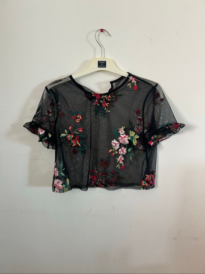 Haut fleuri