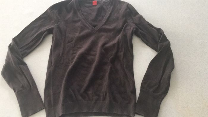 Pull à col V S femme