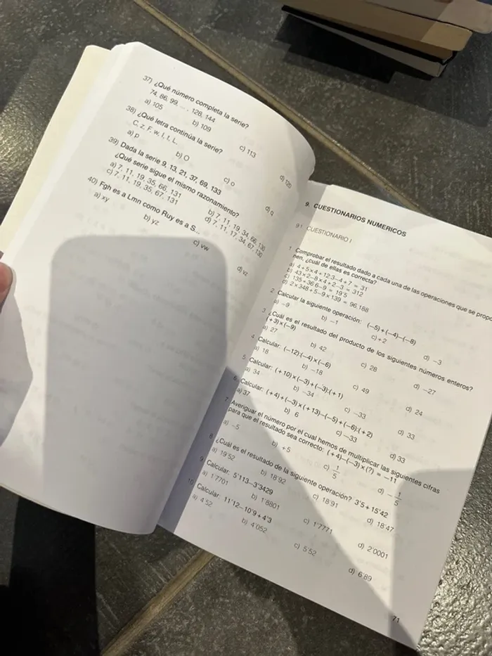 Livre prueba psicotechnica - photo numéro 4