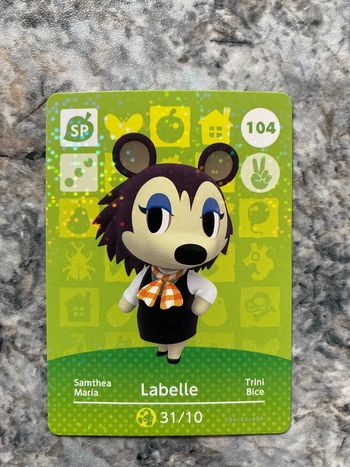 carte amiibo labelle 104