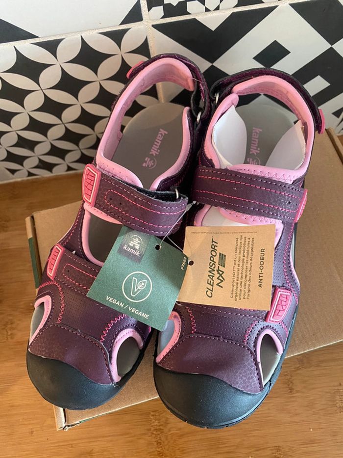 Chaussures ouvertes / sandales végane / vegan Kamik - photo numéro 3