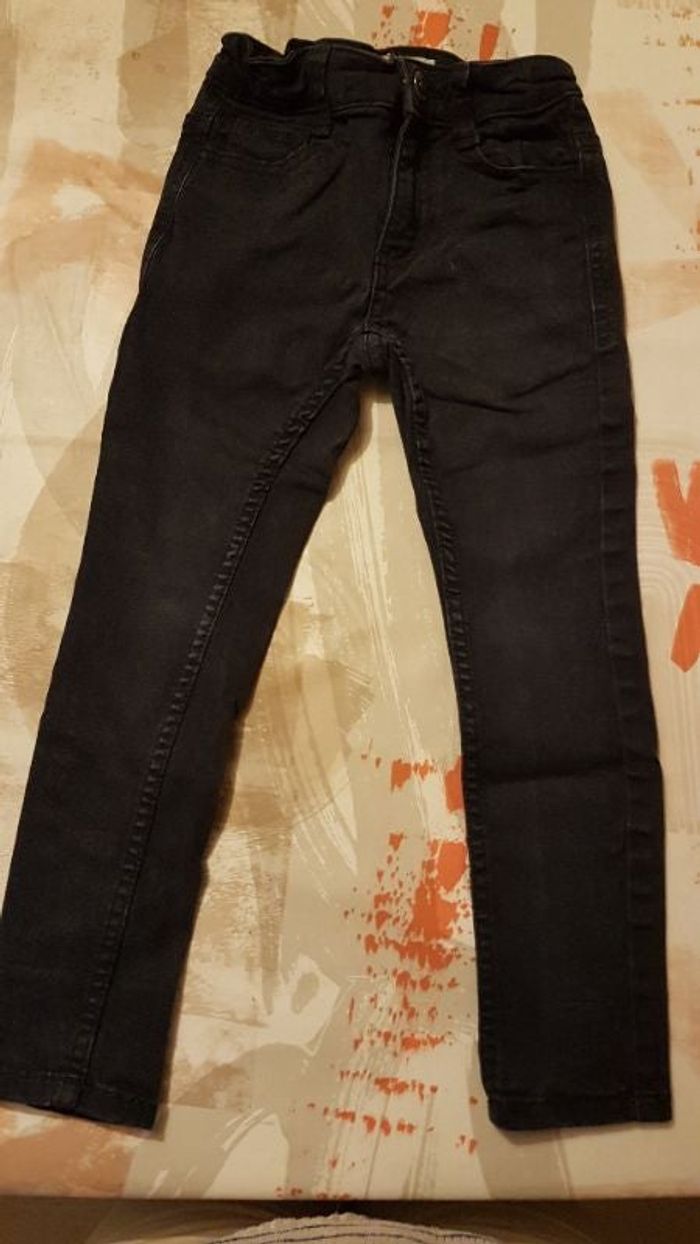 pantalon bleu marine skinny kiabi 5 ans