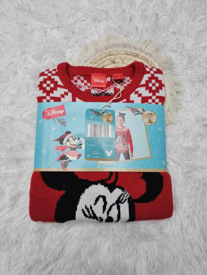 Pull Neuf Minnie Noel 9 Ans