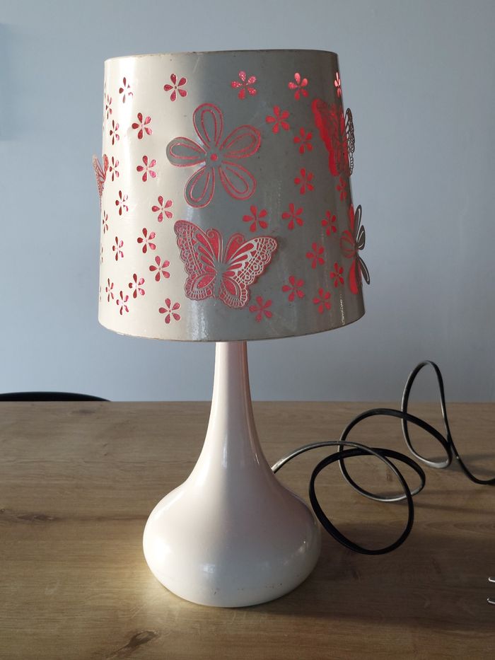 Lampe motif lumière rose - photo numéro 8