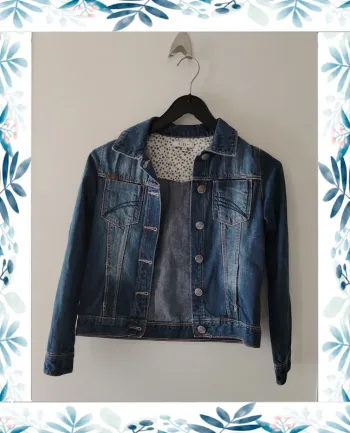 Veste en jean à bouton 10 ans