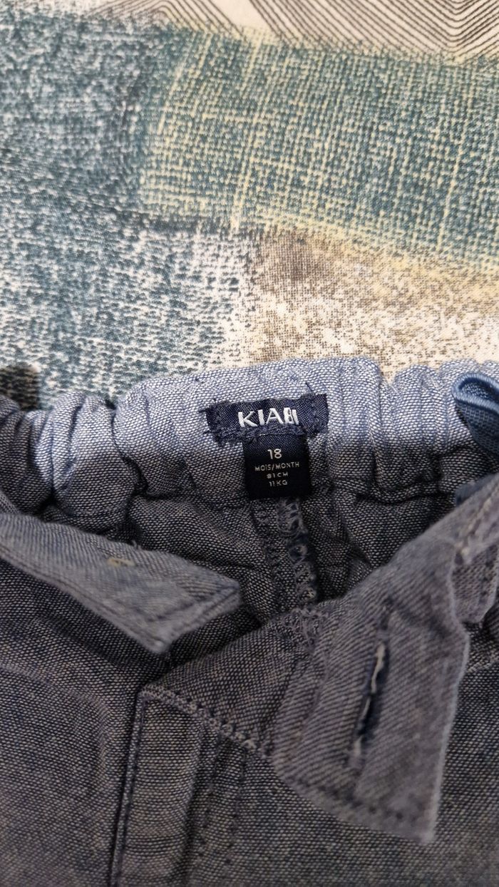 Lot de 4 pantalons garçon kiabi 18 mois
taille élastique réglable - photo numéro 5