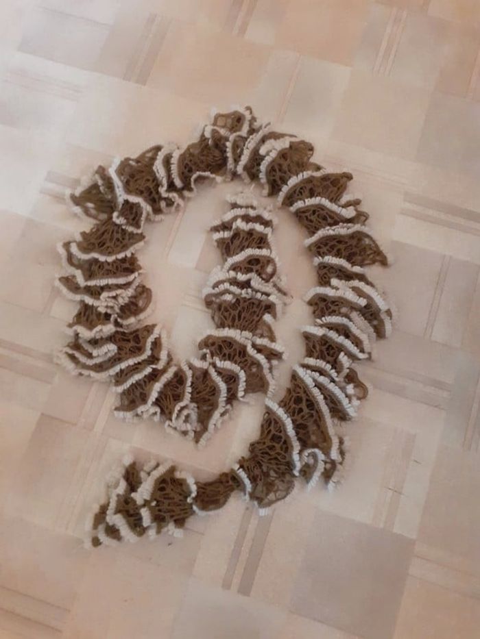 Echarpe style crochet en laine