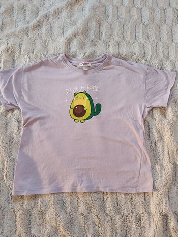 Tee shirt avocato chat avocat jennyfer