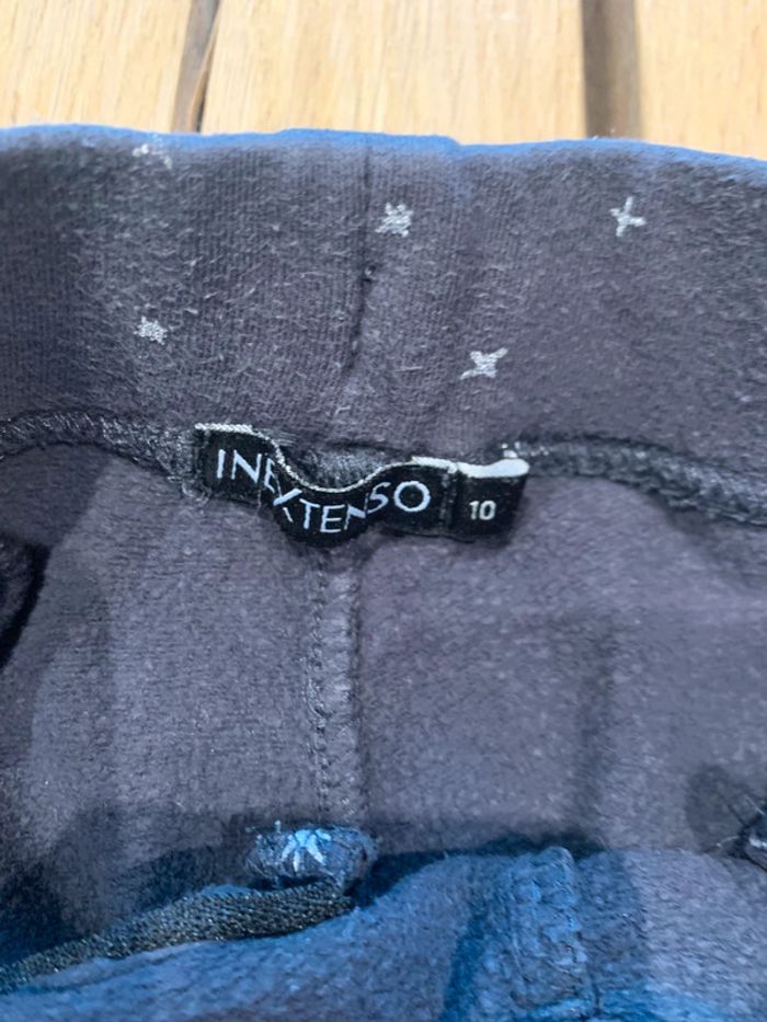 Legging noir motifs étoiles fille 10 ans In Extenso - photo numéro 3